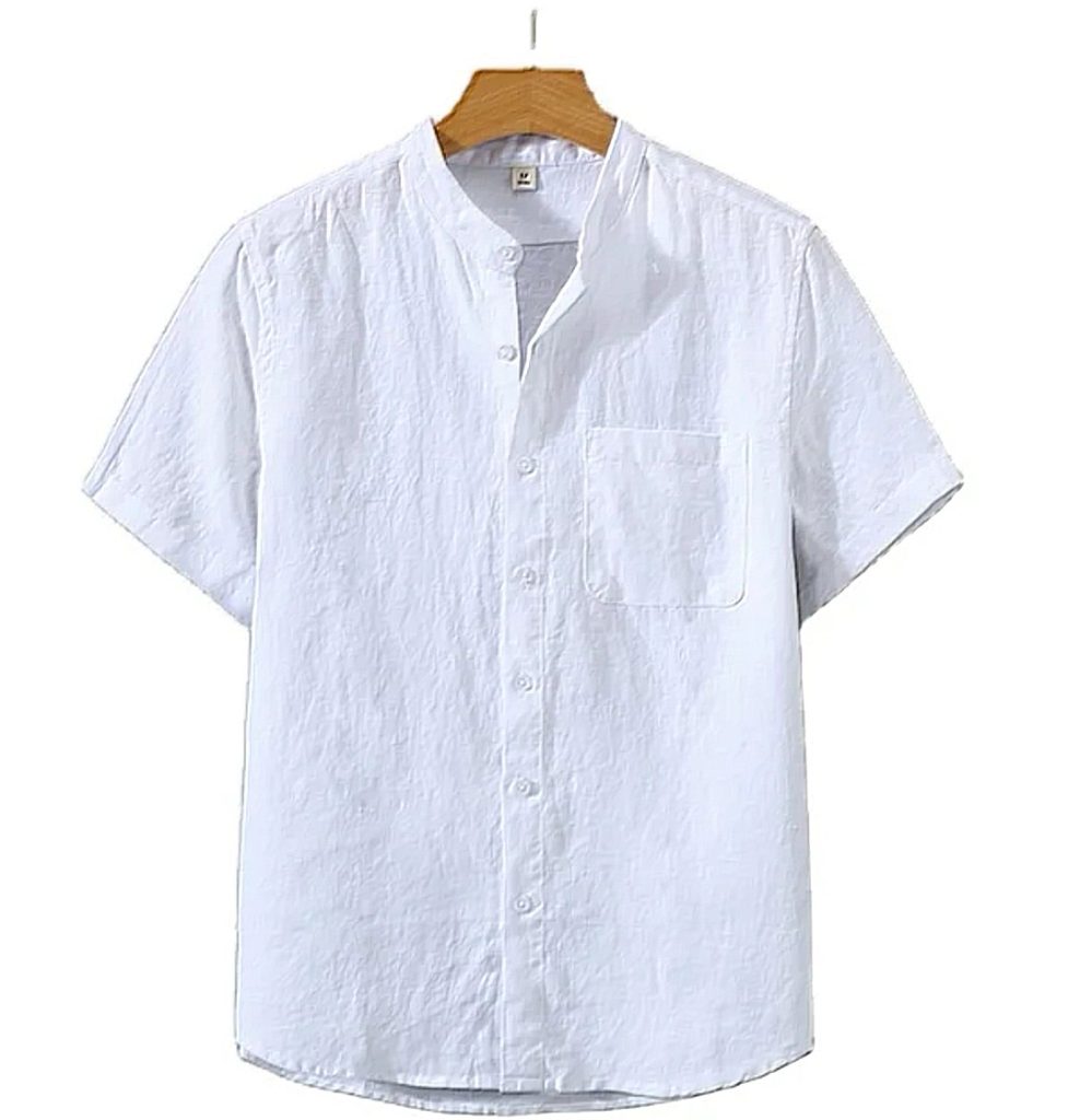 combinar camisa de lino blanca